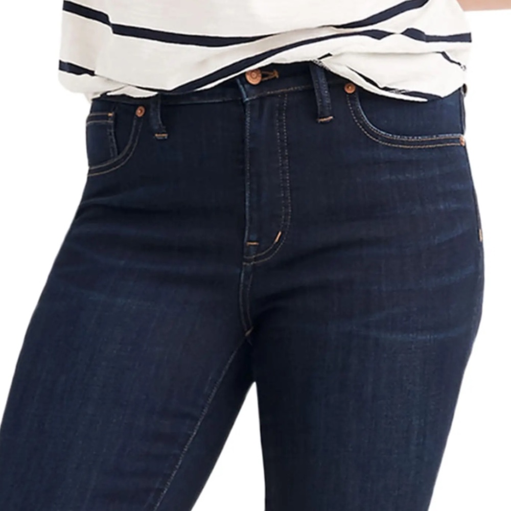 MADEWELL 9-Inch High Rise Skinny Cropped Jeans 29